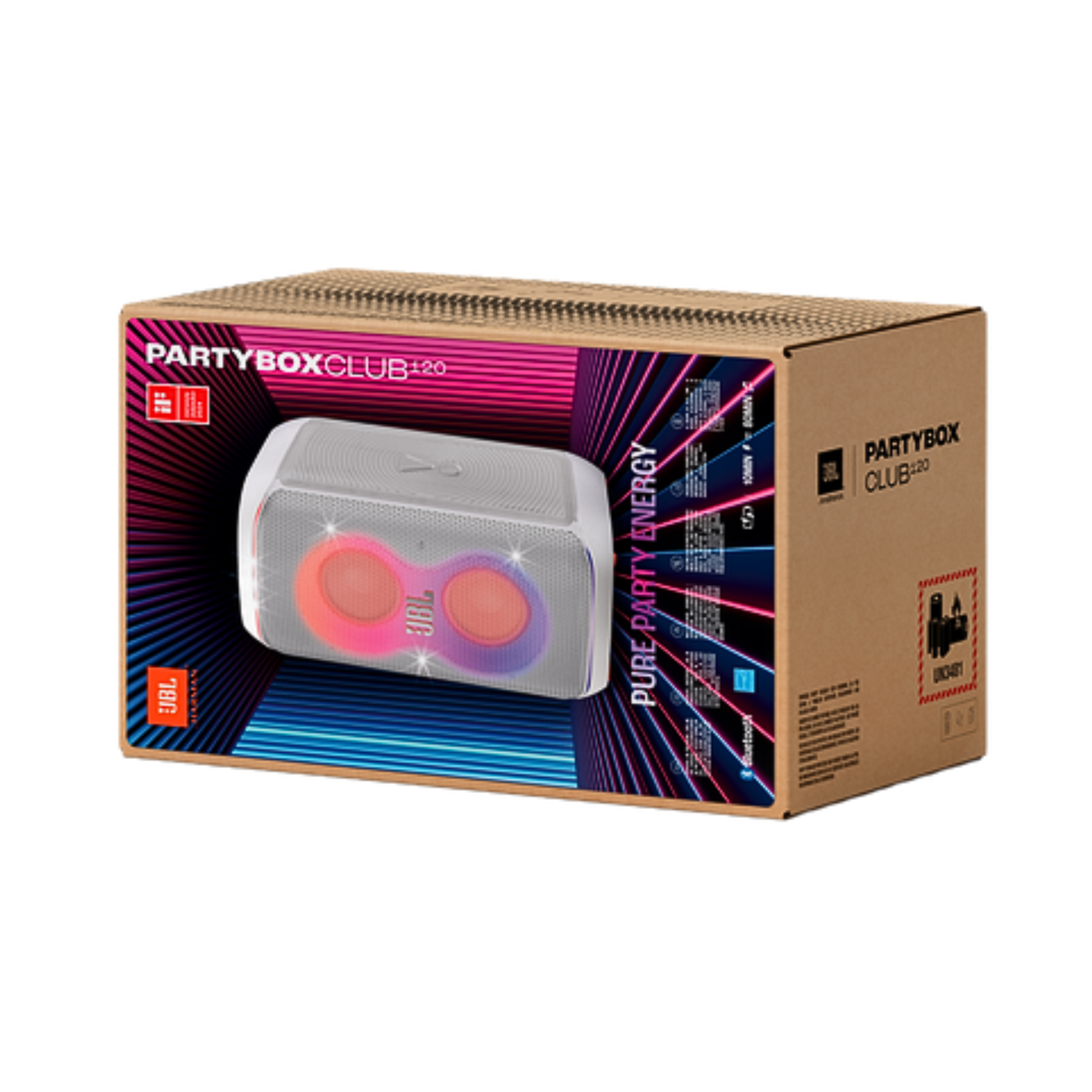 JBL PartyBox Club 120 (OpenBox) - White JBL