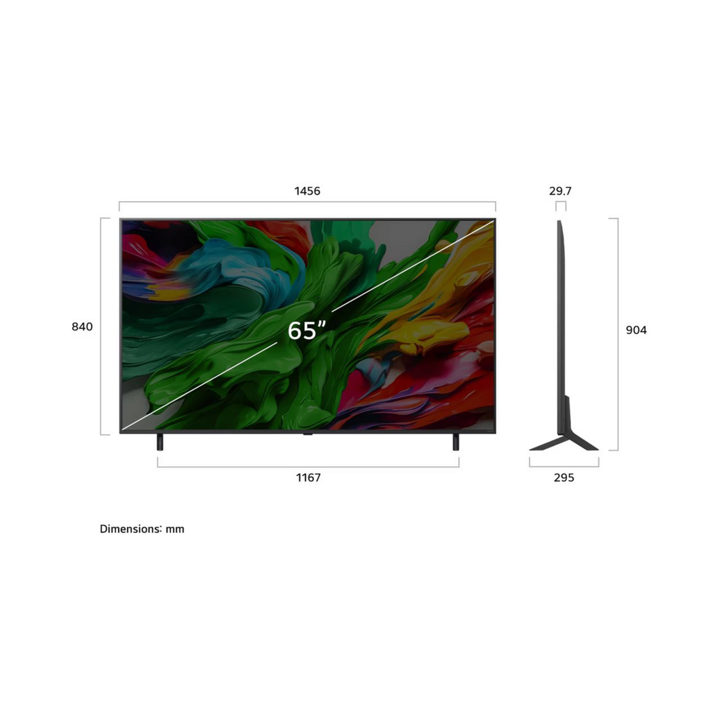 Open box - LG 65" QNED evo AI QNED85 4K UHD HDR Mini-LED Smart TV (65QNED85AYA) - 2025 LG