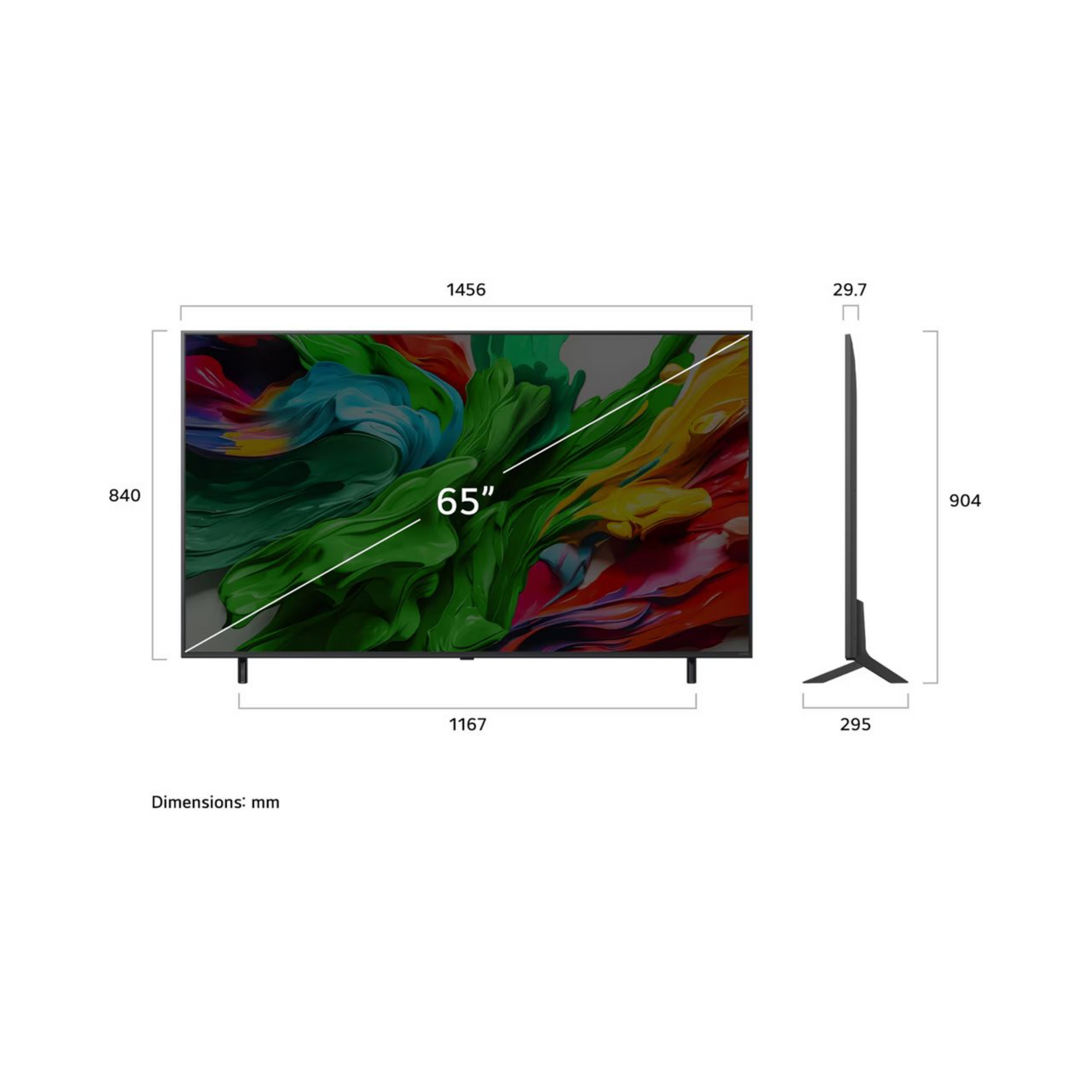 Open box - LG 65" QNED evo AI QNED85 4K UHD HDR Mini-LED Smart TV (65QNED85AYA) - 2025 LG