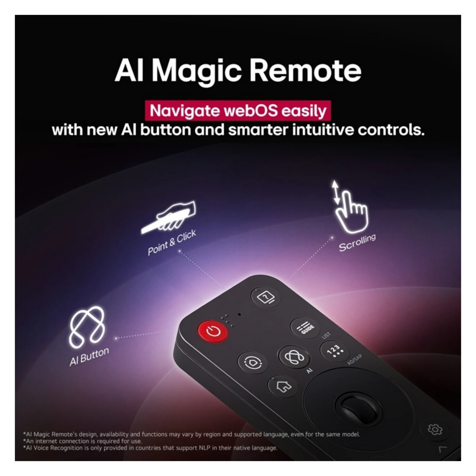 Open Box - LG 55" G5 Series OLED evo 4K UHD Smart TV with α11 AI Processor, 165Hz VRR and Built-in Wall Mount (OLED55G5WUA) - 2025 LG