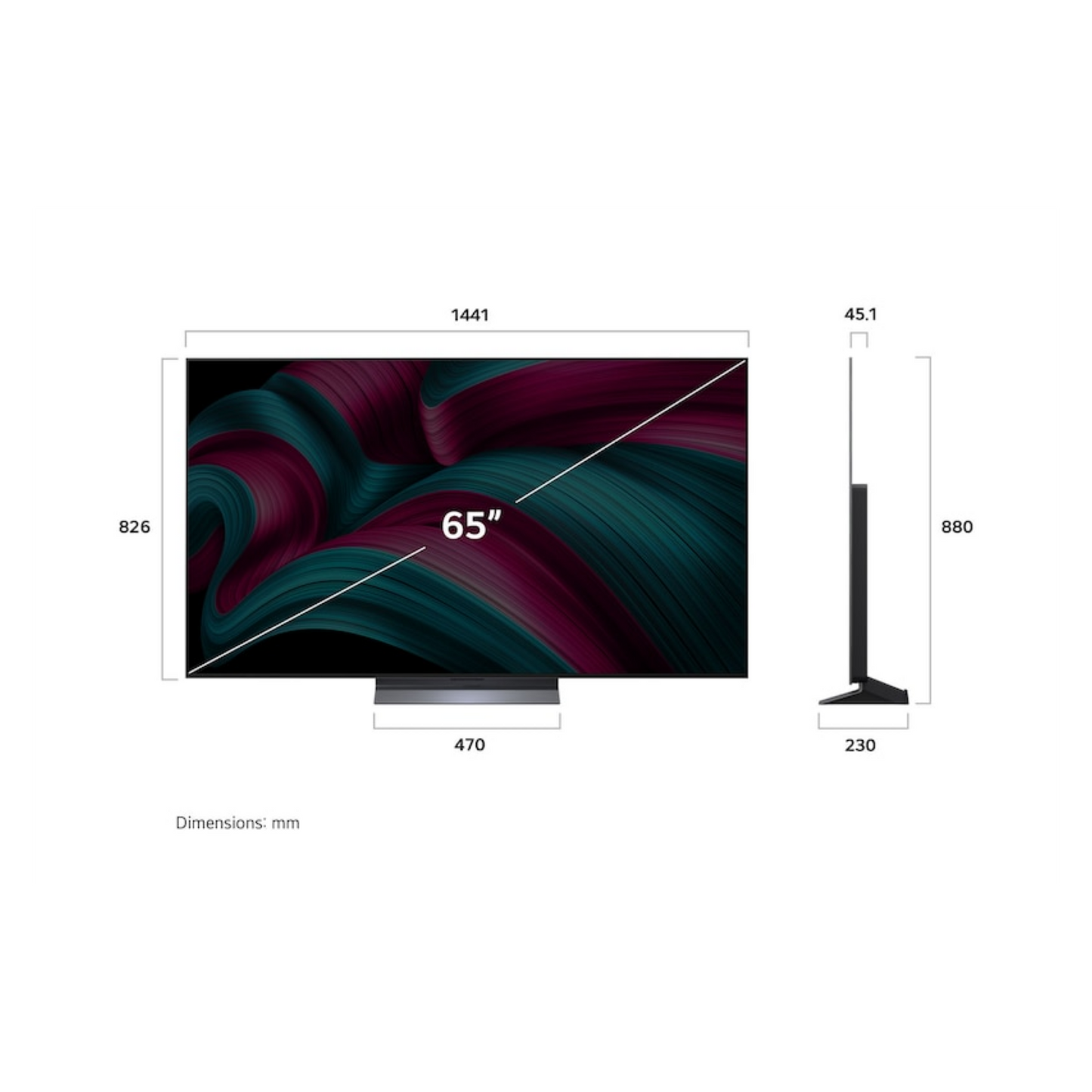 Open box - LG 65" C5Y 4K UHD HDR OLED Smart TV (OLED65C5YUA) - 2025 LG