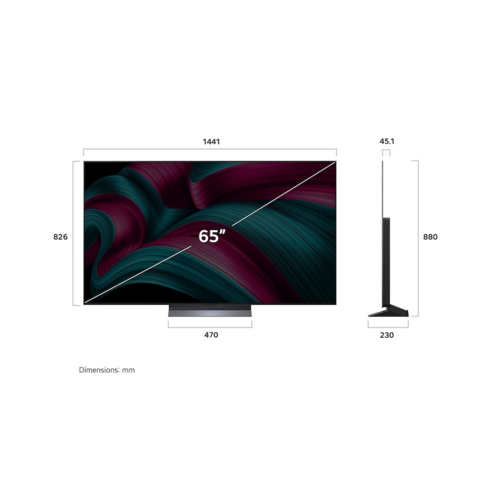 Open box - LG 65" C5Y 4K UHD HDR OLED Smart TV (OLED65C5YUA) - 2025 LG