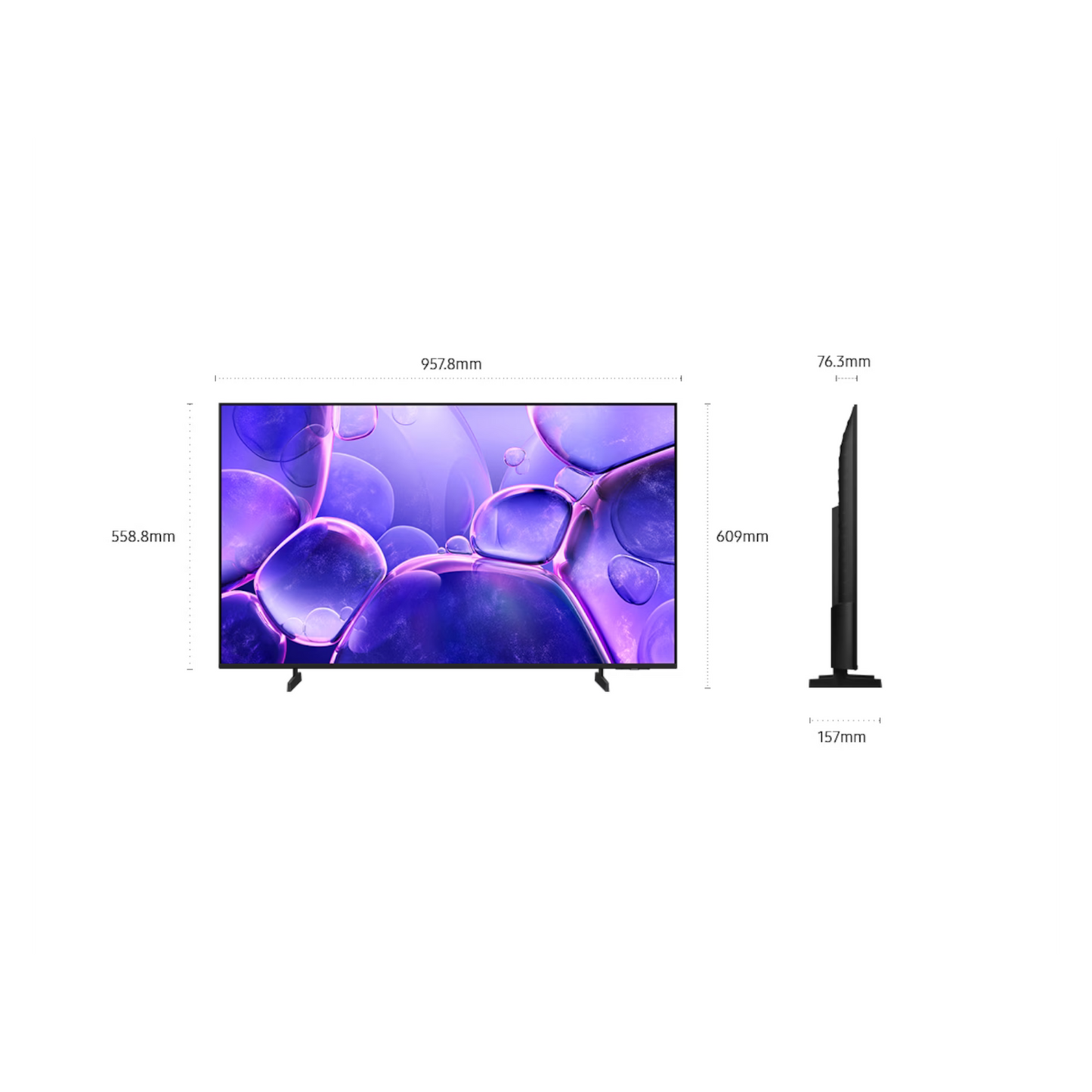 Open Box - Samsung 43" U8000F Series 4K UHD HDR LED Tizen Smart TV (UN43U8000FFXZC) - 2025 Samsung