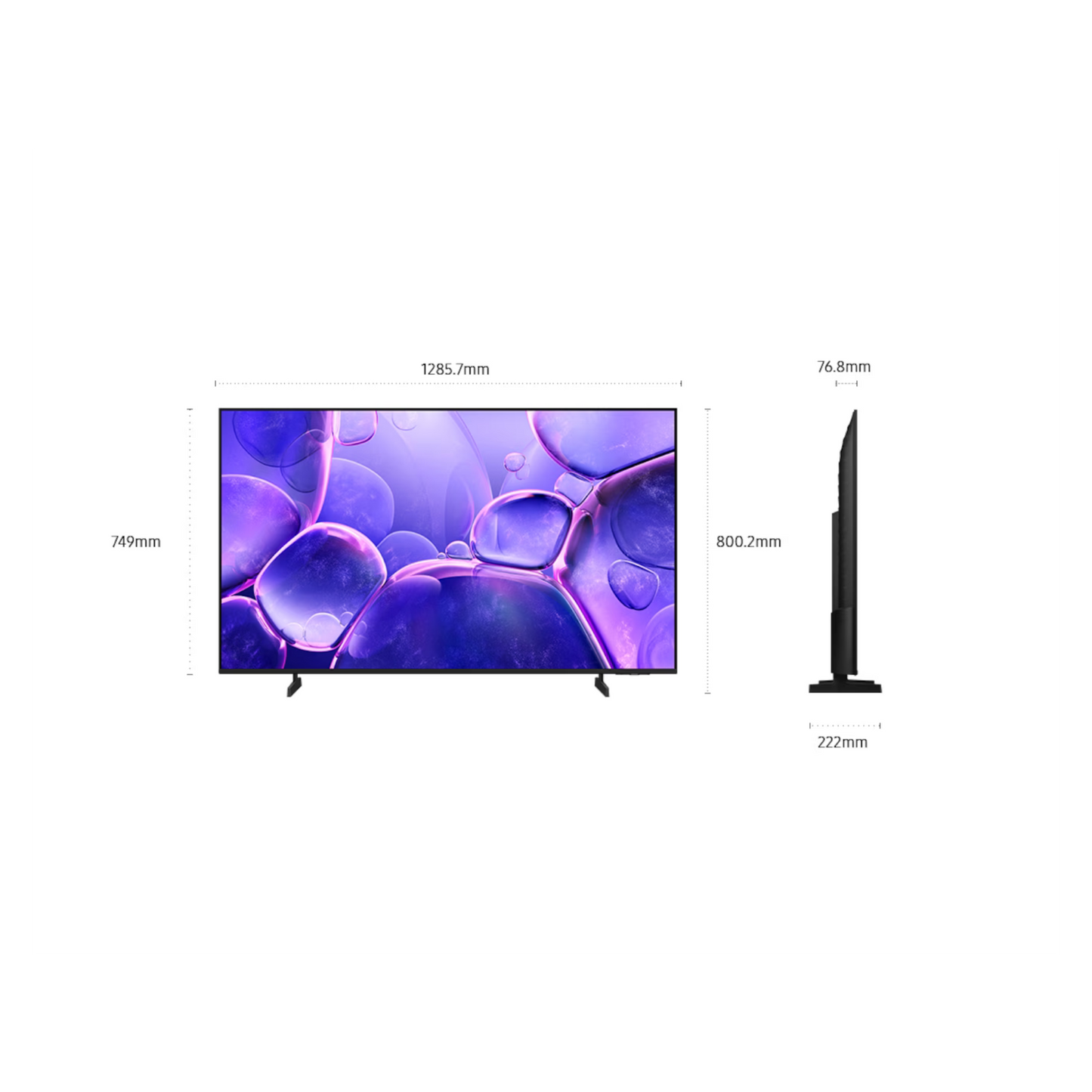 Open Box - Samsung 58" U8000F Series 4K UHD HDR LED Tizen Smart TV (UN58U8000FFXZC) - 2025 Samsung